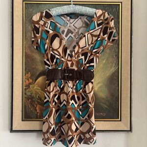 Vintage 1990s Anxiety Funky Belted Blouse